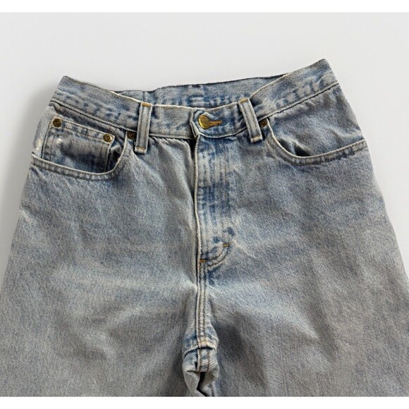 Vintage 90s LL Bean Double L Classic Fit Mom Jeans Women’s Sz 6 Light Washed - Picture 3 of 14